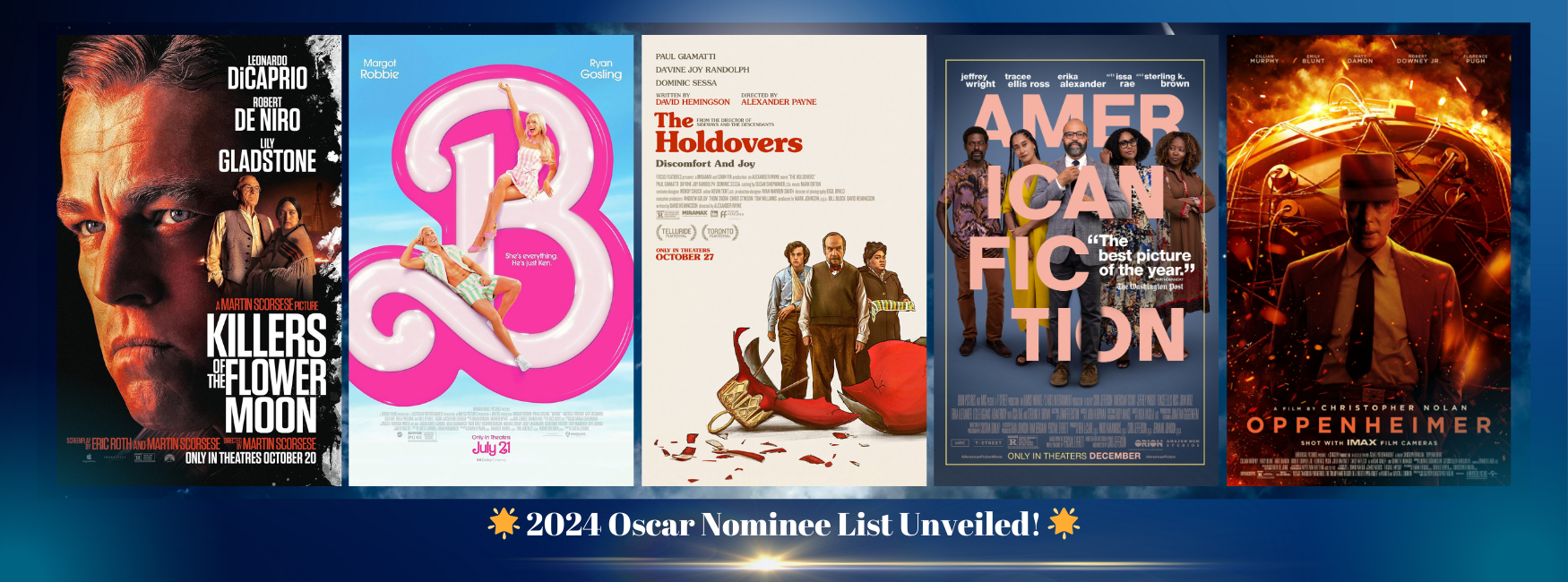 Breaking News: 2024 Oscar Nominee List Unveiled!