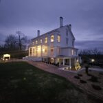 Peach Grove House at Sunset Peach Grove House at Sunset