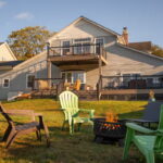 Fire pit and view of back of the house Fire pit and view of back of the house