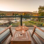 View of lake & mountains from upper deck View of lake & mountains from upper deck