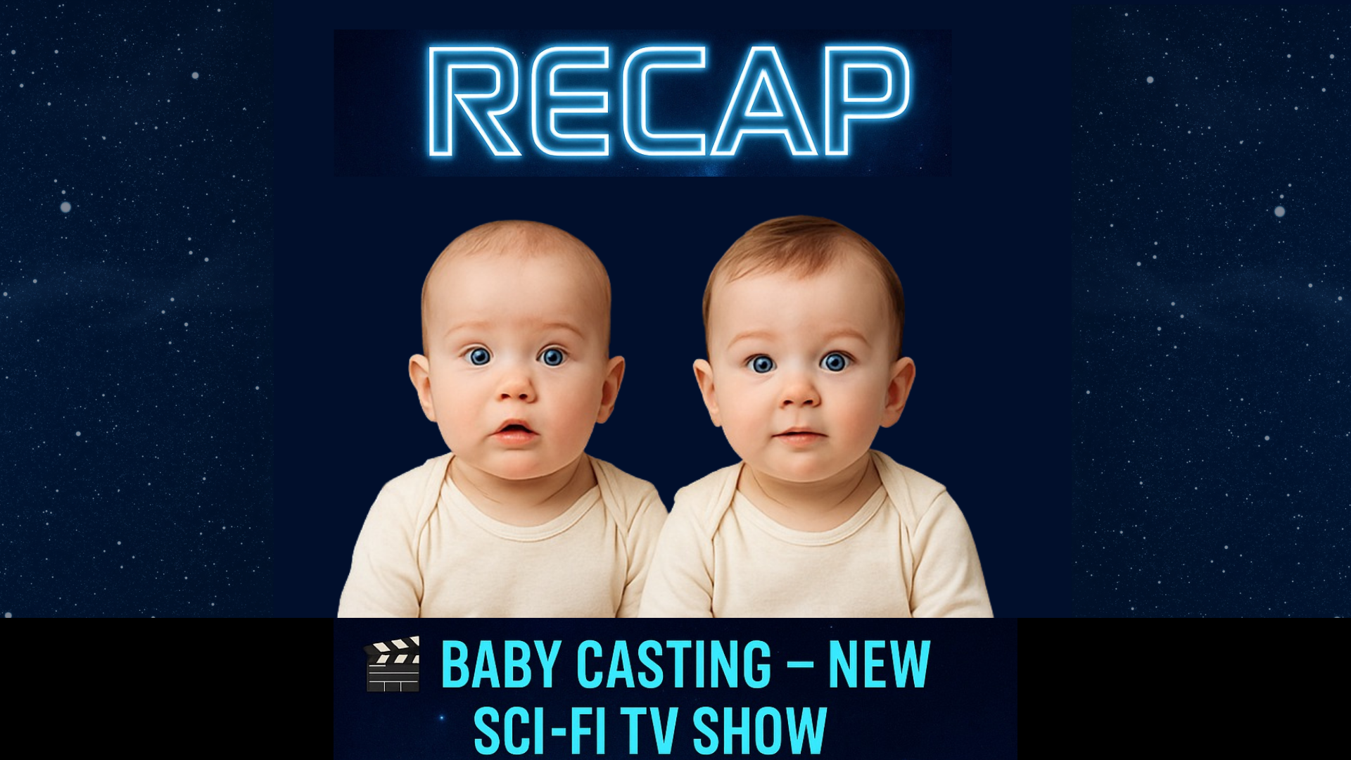 🎬 BABY CASTING ALERT! – NEW SCI-FI TV SHOW “RECAP”!