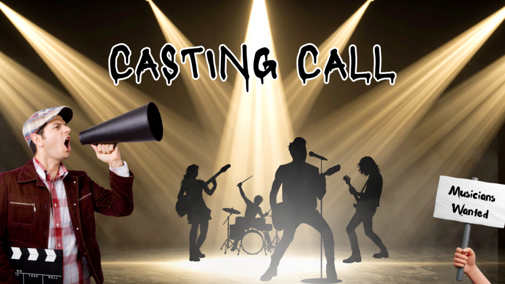 Casting Call: Musicians Wanted for Upcoming Music Video “BLINK”